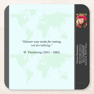 Underlägg — Connect, World Papper Kvadrat