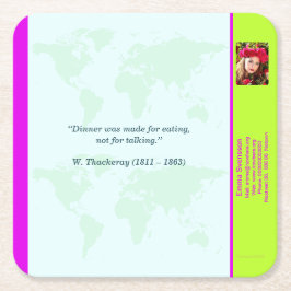 Underlägg — Connect, World Papper Kvadrat