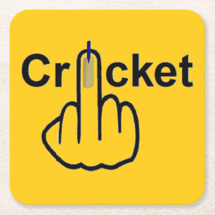 Underlägg Cricket Flip Papper Kvadrat