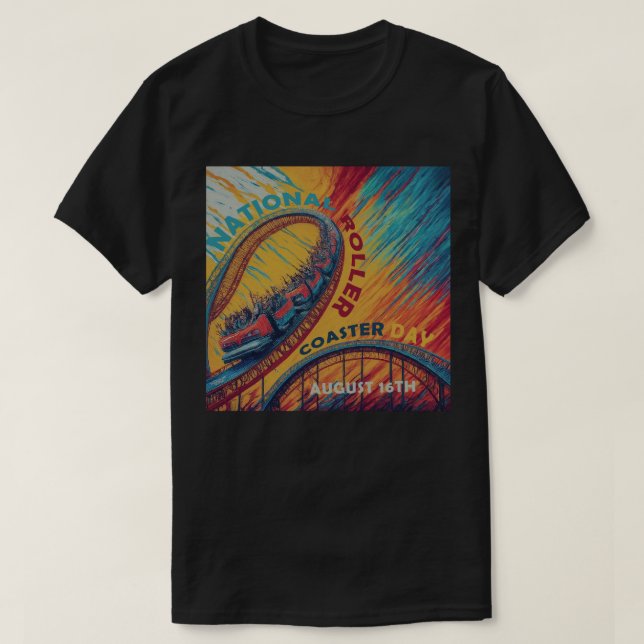 Underlägg dag för nationella rullar t shirt (Design framsida)