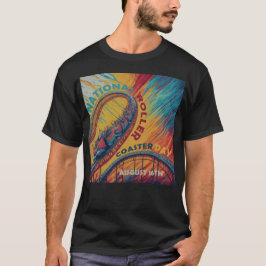 Underlägg dag för nationella rullar t shirt