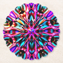 Underlägg den vackra Kaleidoscope Jewel Titta Papper