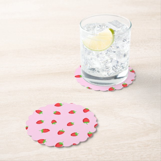 Underlägg Des Fraises Papper (Insitu)