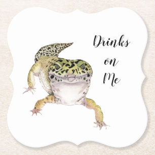 underlägg "Drinks on Me" Papper
