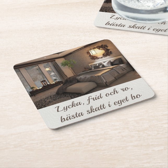 Underlägg — Eget bo (Vinklad)