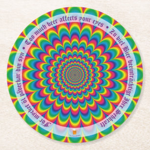 Underlägg — Eyes for beer Papper Rund