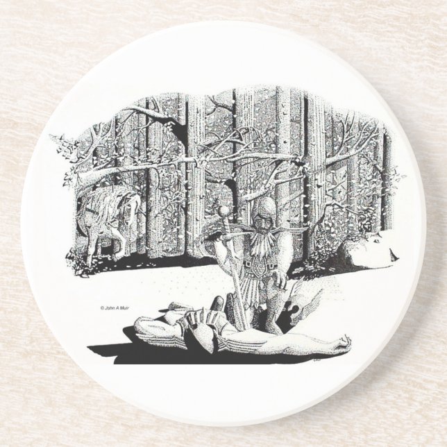 Underlägg - Fallenkamrat (svart) (Framsidan)