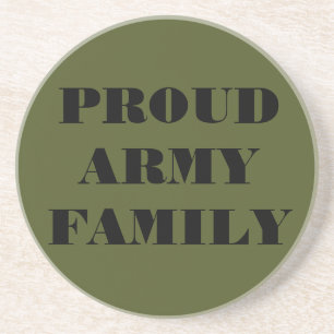 Underlägg familjen Proud Army Sandsten