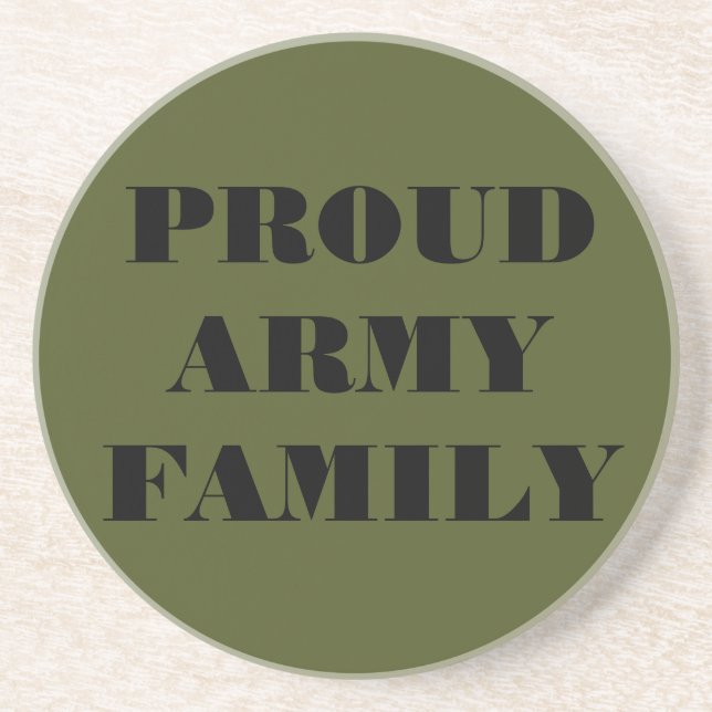 Underlägg familjen Proud Army Sandsten (Framsidan)