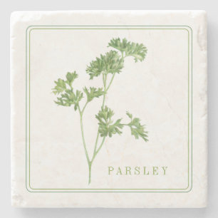 UNDERLÄGG FÄRSK PARSLEY Marble Stone (+text)