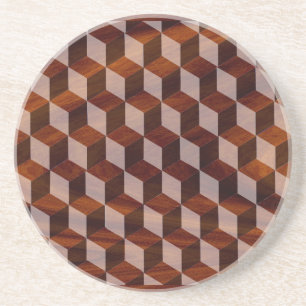 Underlägg - Faux Input wood Sandsten