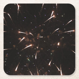 Underlägg Fireworks Drink Papper Kvadrat