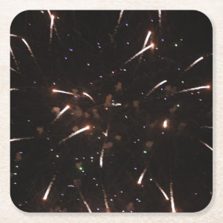 Underlägg Fireworks Drink Papper Kvadrat