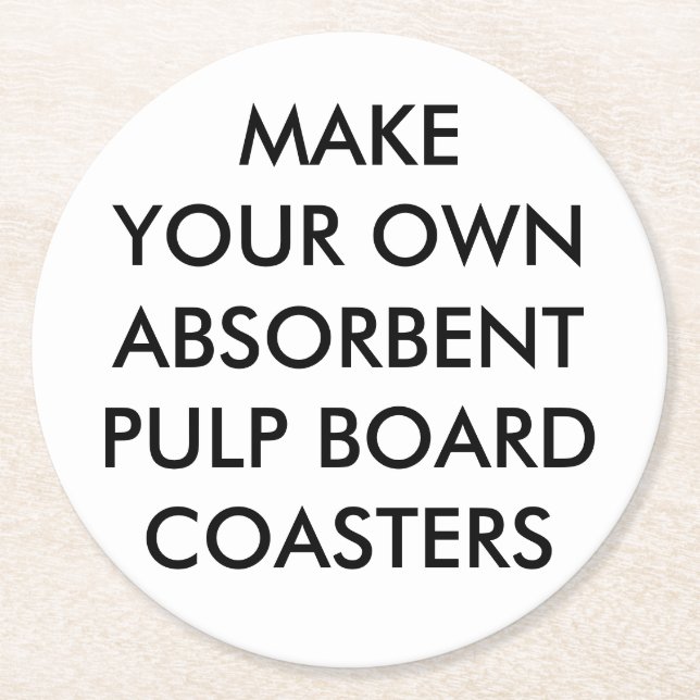 Underlägg för Absorbent för Papper Rund (Framsidan)