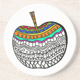 Underlägg för dekorerat äpple