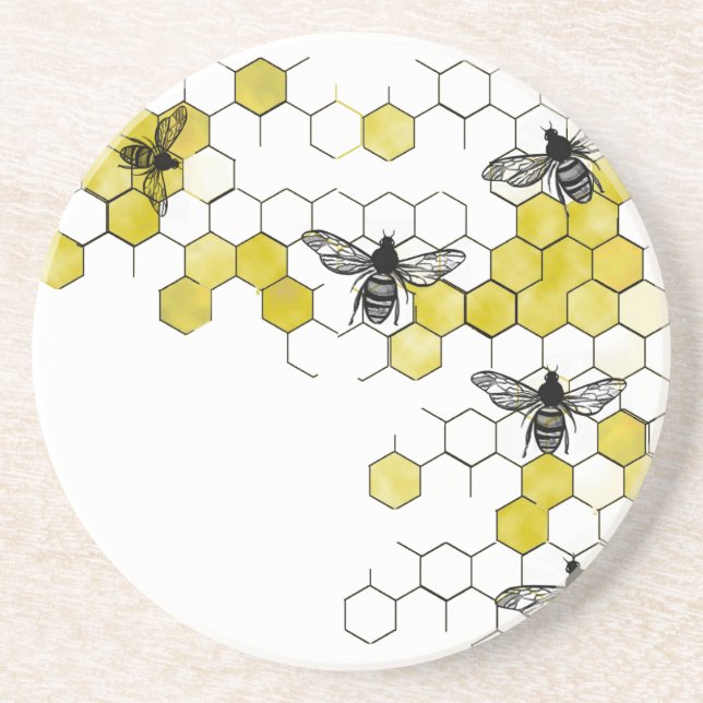 Underlägg för honungbihonungskaka sandsten (Framsidan)