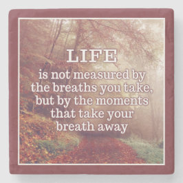 Underlägg för livcitationsteckensten sten