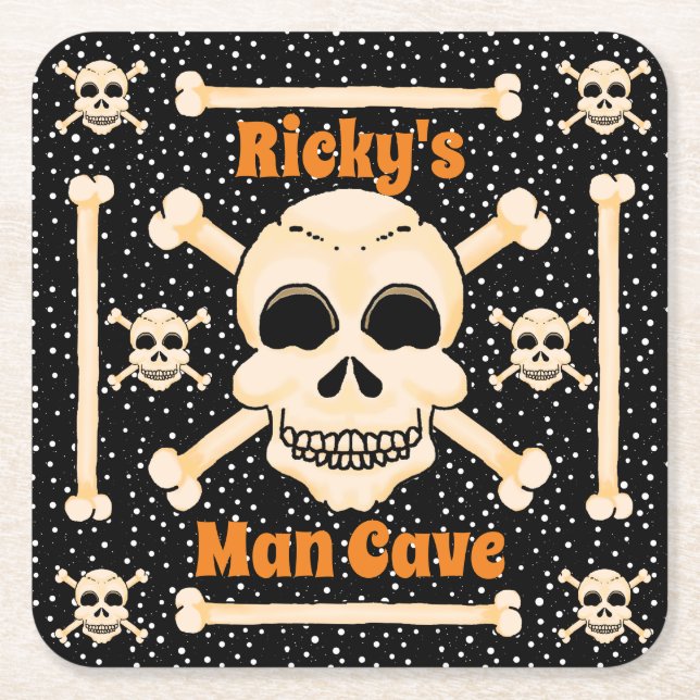 Underlägg för Skull och korsben (Framsidan)