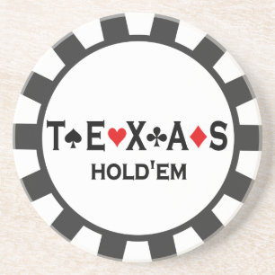 Underlägg för Texas Holdem pokerchip Sandsten