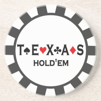 Underlägg för Texas Holdem pokerchip Sandsten