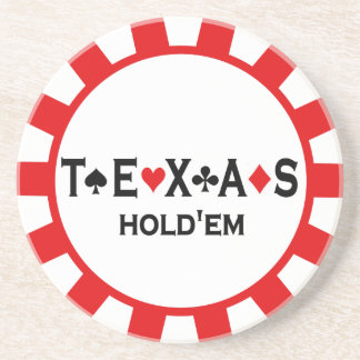 Underlägg för Texas Holdem pokerchip Sandsten
