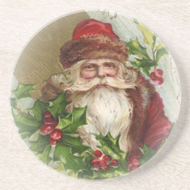 Underlägg för vintagejultomtenjul (Framsidan)