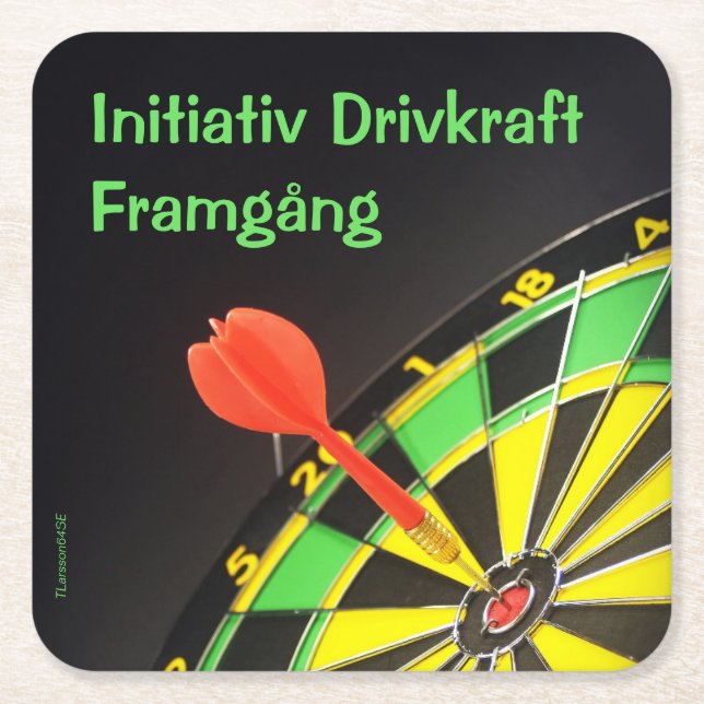 Underlägg — Framgång Papper Kvadrat (Framsidan)