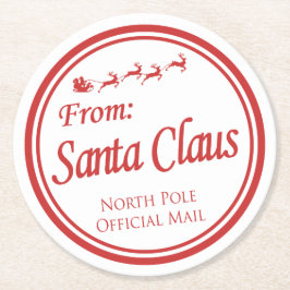 Underlägg från Santa Papper Rund