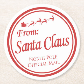 Underlägg från Santa Papper Rund