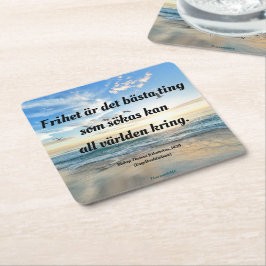 Underlägg — Frihet Papper Kvadrat