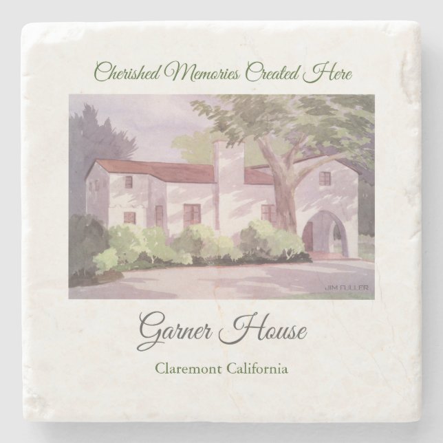 Underlägg - Garner House - Claremont CA (Framsidan)