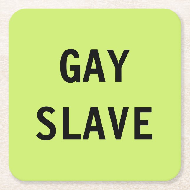 Underlägg Gay Slave (Framsidan)