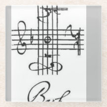 Underlägg (glas) Bachs riddle