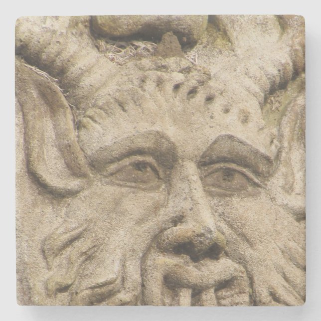 Underlägg - Greenman Ansikte Closeup (Framsidan)