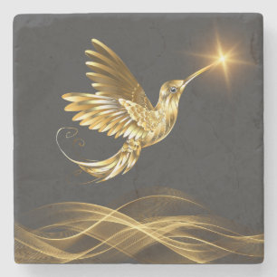 Underlägg Guld Hummingbird