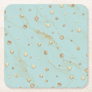 Underlägg guld på kvadrat underlägg papper kvadrat