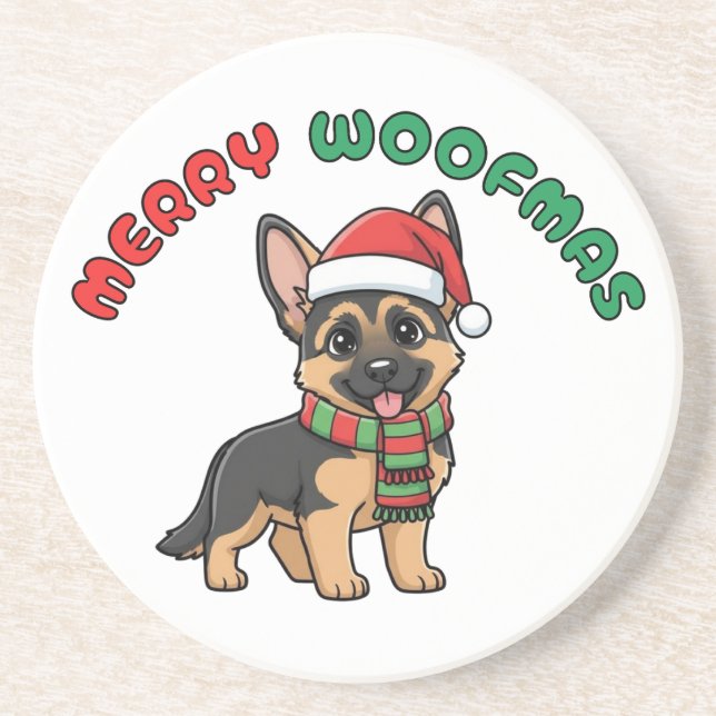 Underlägg i julhuset: Merry Woofmas (Framsidan)