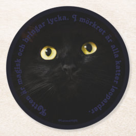 Underlägg — Katt Papper Rund