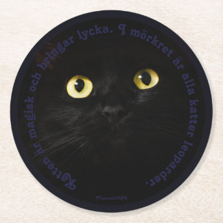 Underlägg — Katt Papper Rund