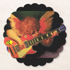 Underlägg. Krusad elektrisk Cherub Underlägg Papper