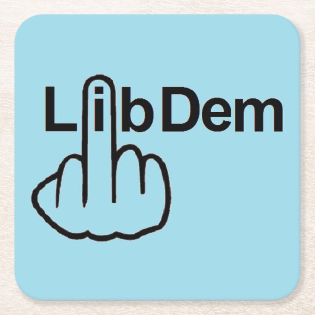 Underlägg lib Dem Flip Papper Kvadrat (Framsidan)