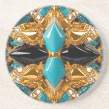 Underlägg med Bahamas Färg Design