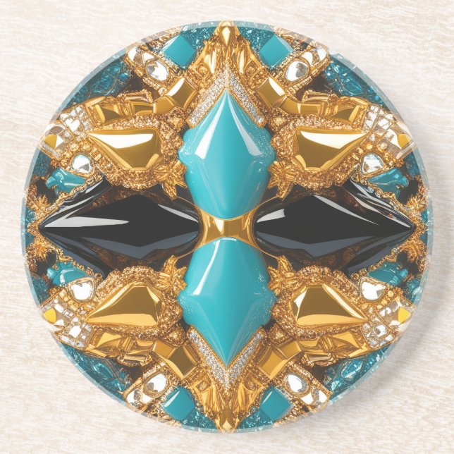 Underlägg med Bahamas Färg Design (Framsidan)