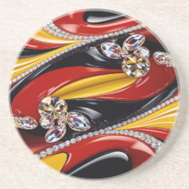 Underlägg med belgiska färger design