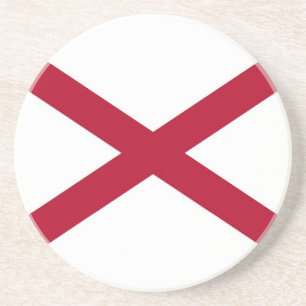 Underlägg med Flagga Alabama, Förenta staterna Sandsten