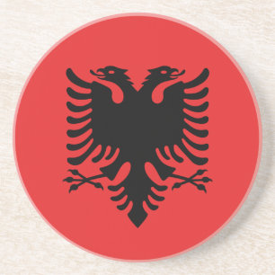 Underlägg med Flagga Albanien