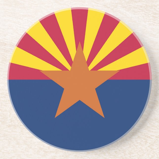 Underlägg med Flagga Arizona, USA (Framsidan)