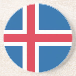 Underlägg med Flagga av Island