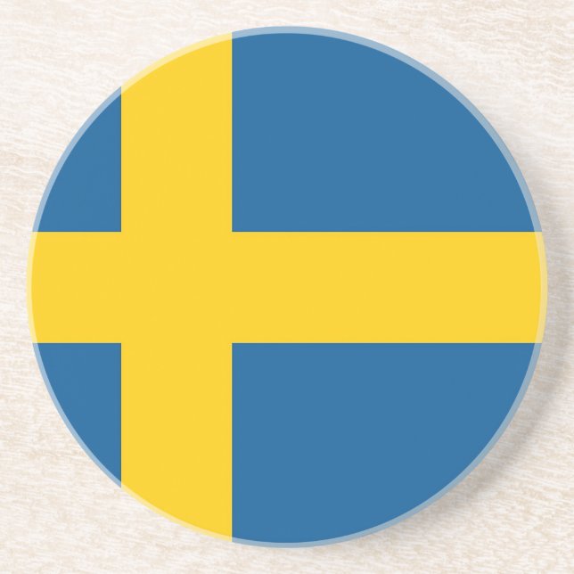 Underlägg med Flagga av Sverige (Framsidan)