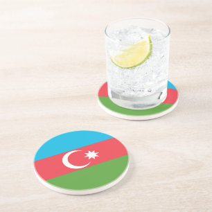 Underlägg med Flagga Azerbajdzjan